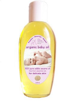 Organic Baby Massage Oil - Sesame 125mL